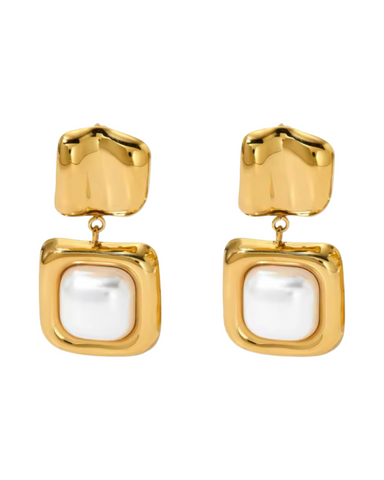 Daphnie Earrings -24K Gold