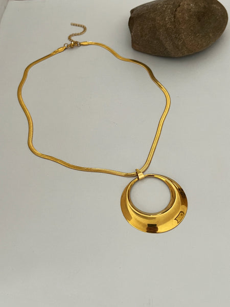 Jolene Modern Necklace -24k Gold