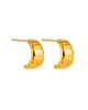 Rosa Earrings - 24K Gold