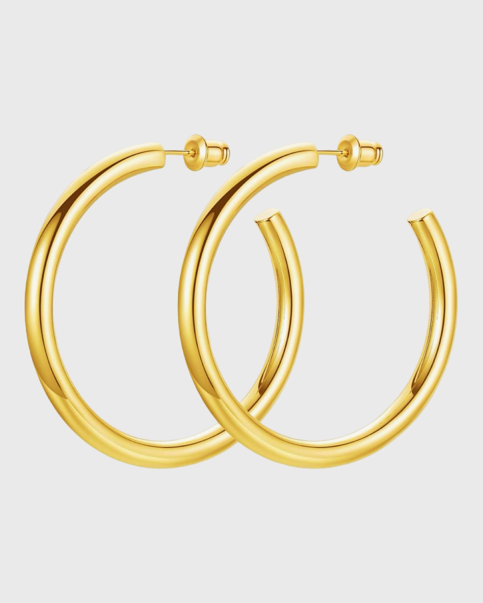 40mm James Hoops -18k Gold