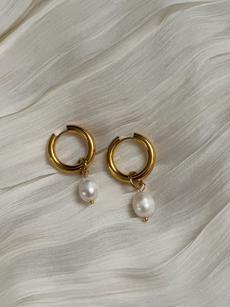 Removable Pearl Handmade Earrings