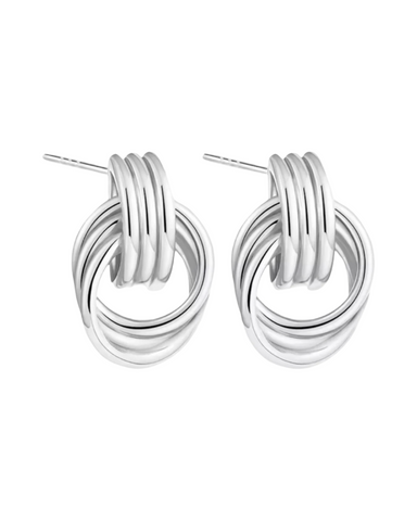 Miss Knot Vintage Earrings - Sterling Silver