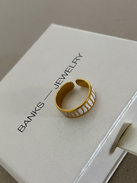 Lillian Adjustable Ring 24K Gold