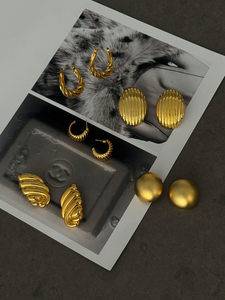 Vintage Textured Earrings