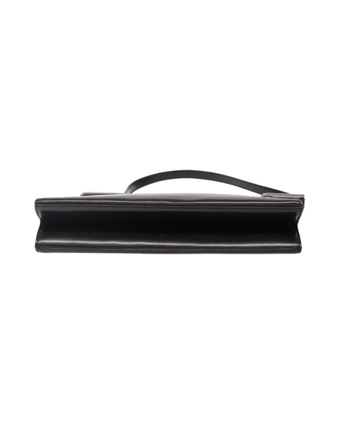 Vintage Gucci Brown Patent Leather Shoulder Bag – Silver Hardware