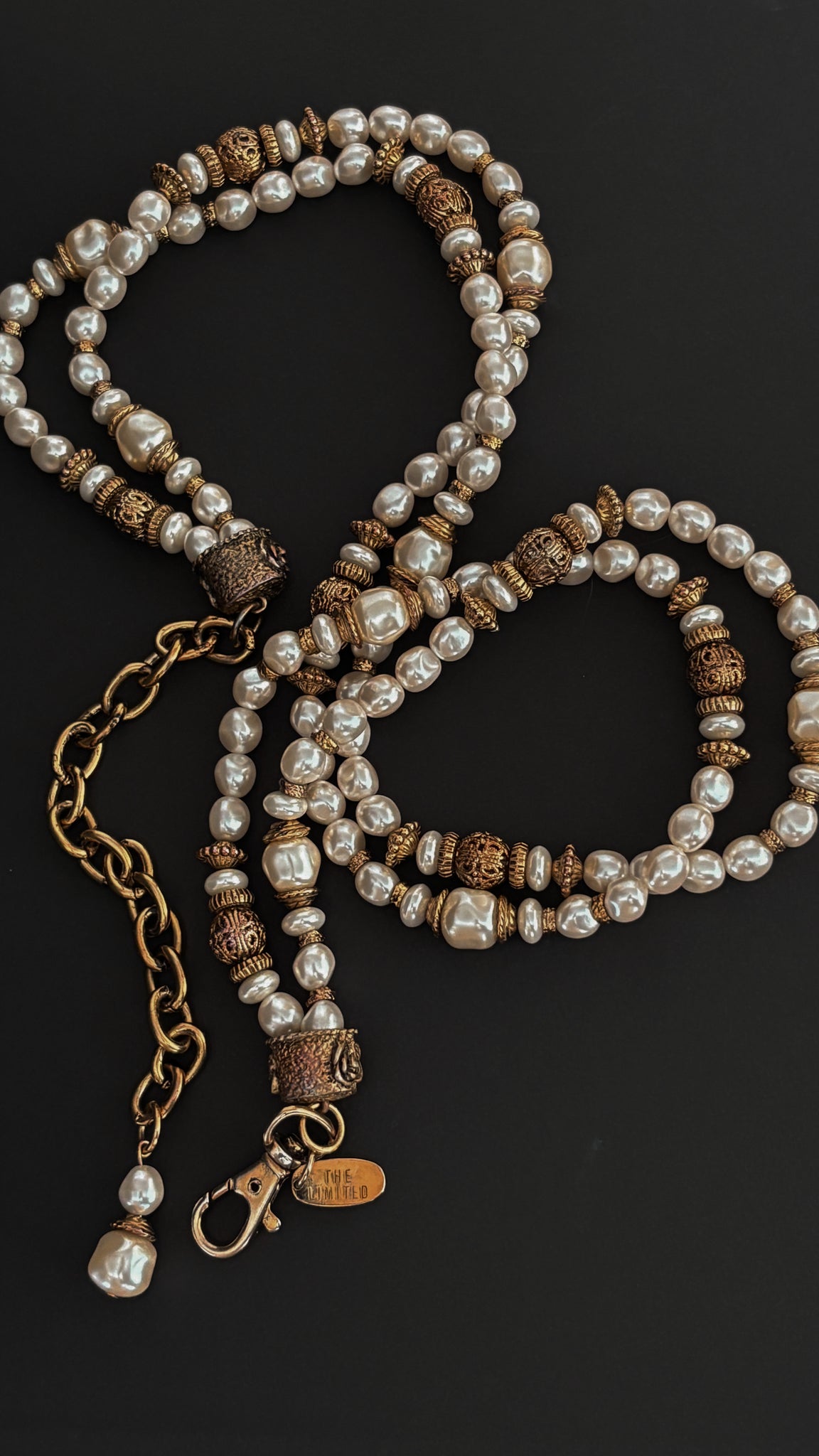 Pearl Vintage GoldTone Belt