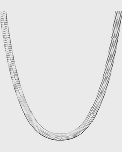 OG 5mm Herringbone Chain Necklace -Sterling Silver