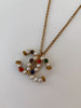 Chanel Charm Vintage Refurbished Designer Pendant Button necklace
