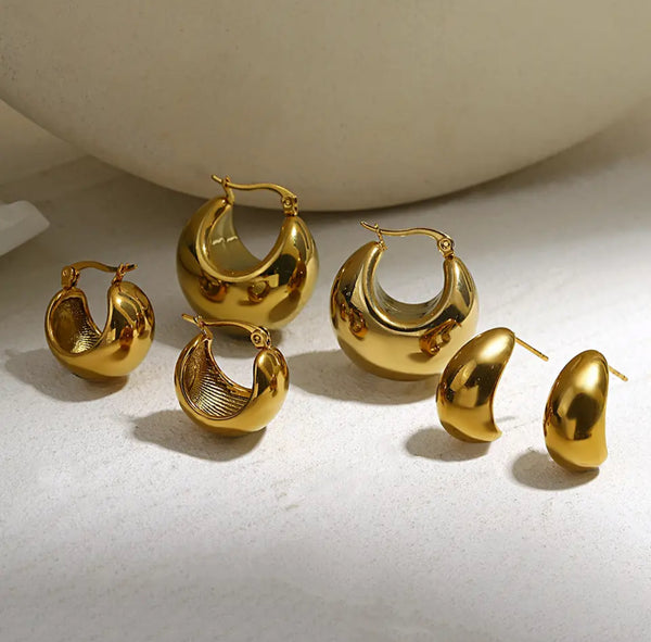 Joni Earrings (24k Gold)
