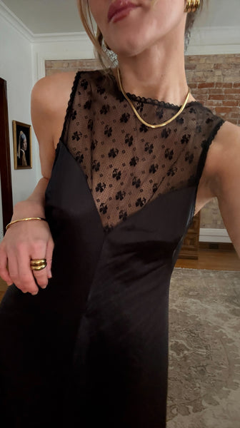 Saza Lace Bandage Vintage Slip