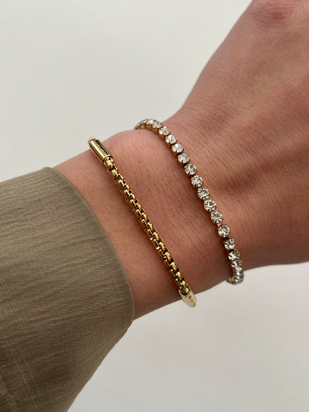 Layered Bracelet Set-24K Gold