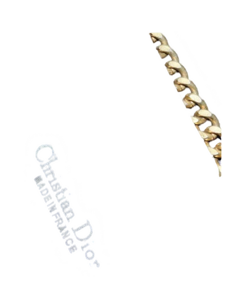 Christian Dior Honeycomb  Leather Chain Navy Shoulder Bag