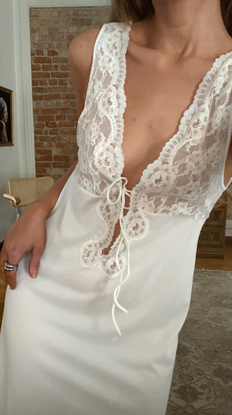 Two Piece Sacks Vintage Lace Slip