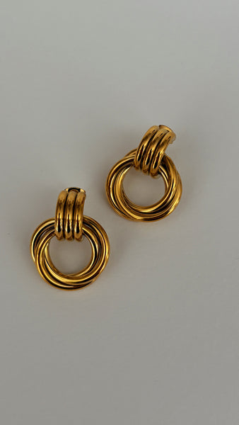 Sample Gold Knot Earrings