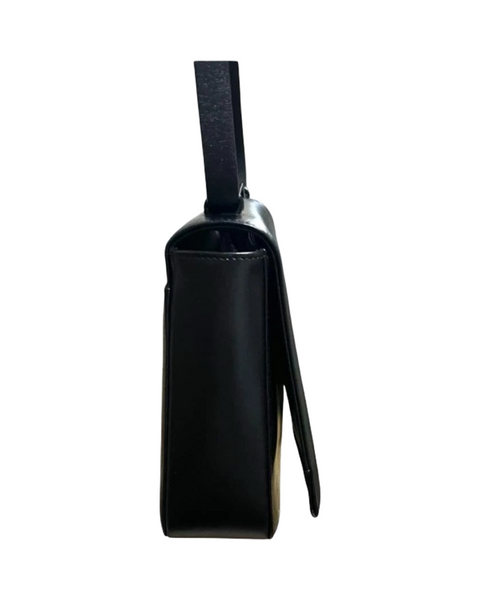 Gucci Leather & Silver hardware handle bag
