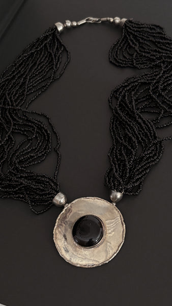 Vintage Beaded Tribal Necklace
