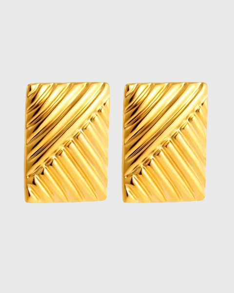 Eva Vintage Earrings - 24K Gold