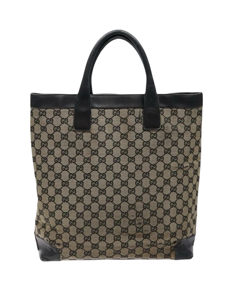 Vintage Gucci GG Canvas Tote Bag – Grey/Black