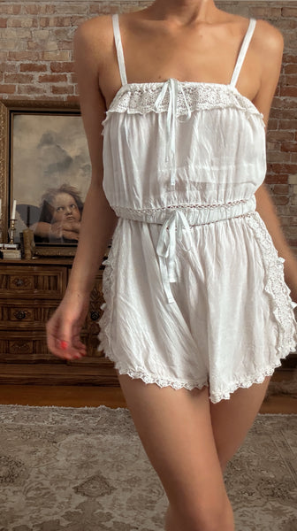 Sheer Vintage Teddy- SMALL