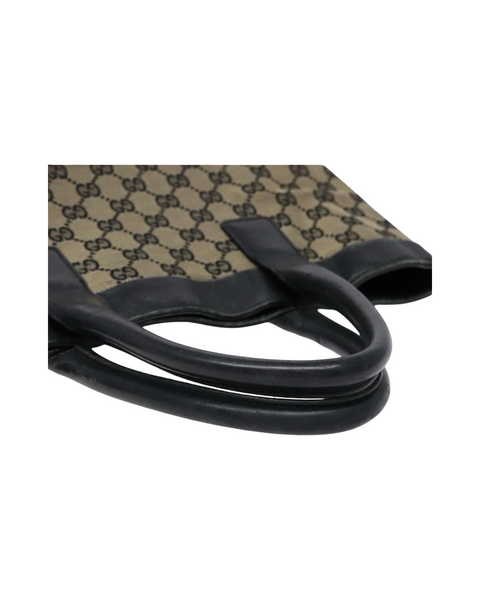 Vintage Gucci GG Canvas Tote Bag – Grey/Black