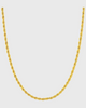 Skinny Twisted Stacking Chain (18k Gold)