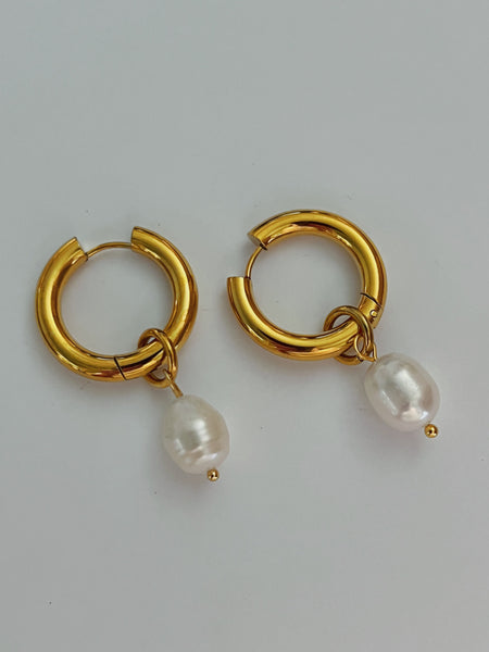 Removable Pearl Handmade Earrings