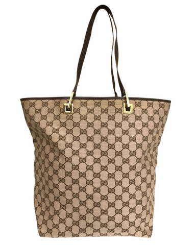 Vintage Gucci GG Canvas Tote Bag