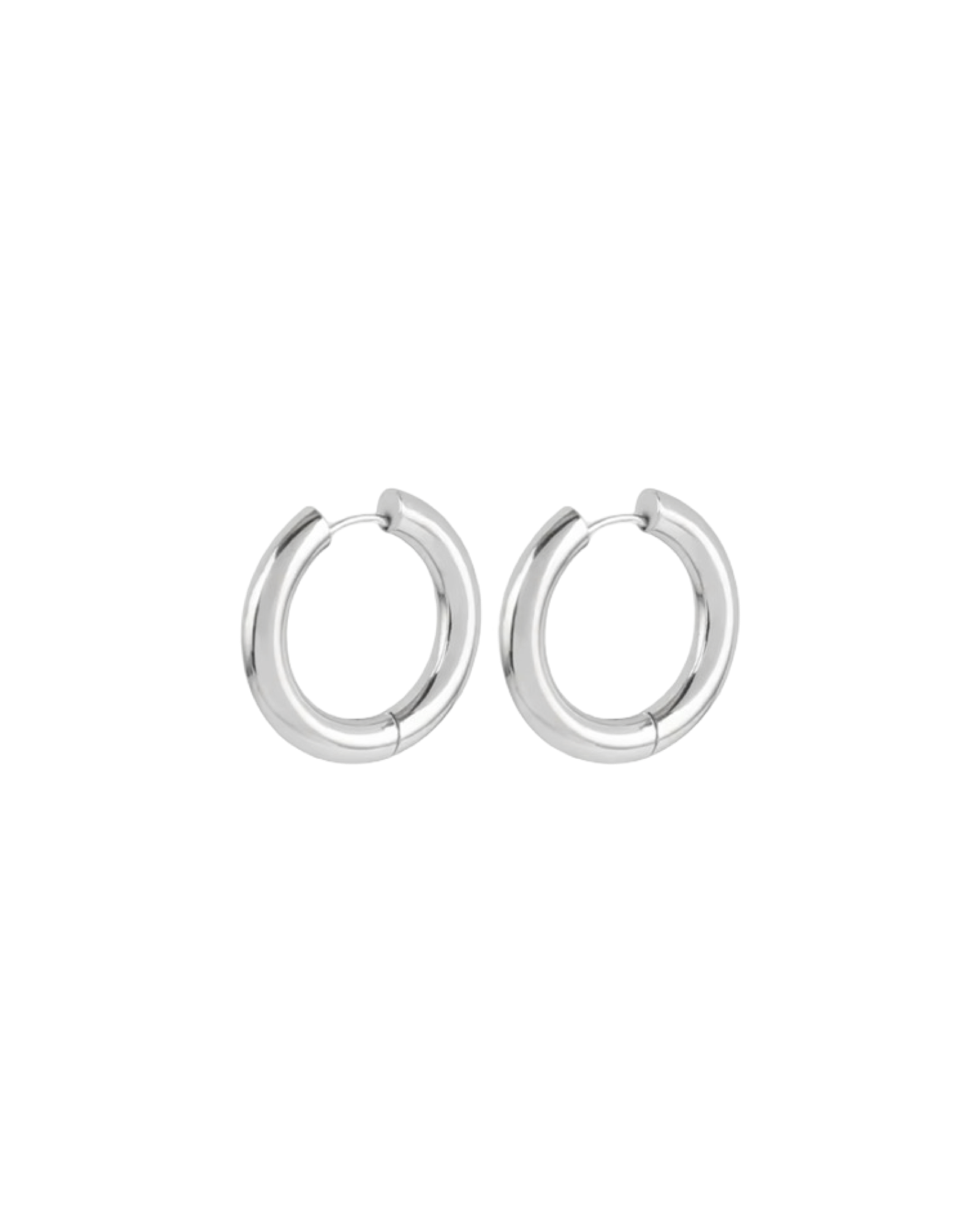 10mm  Stacking Huggies (Silver)