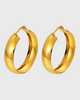 30 mm Gorgeous Gorgeous Girls Hoops- 24k Gold