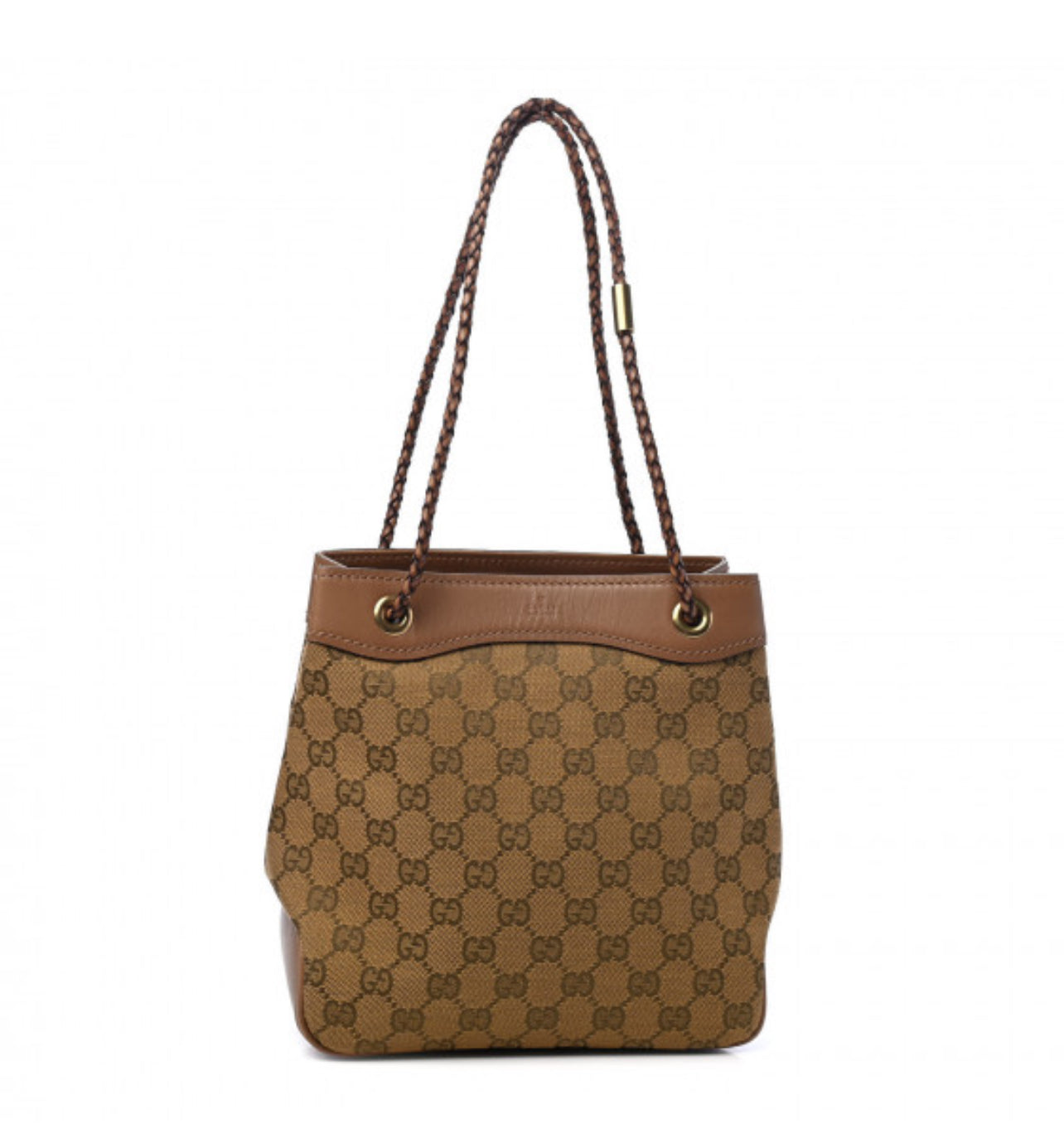 Gucci GG Tan Braided Bag