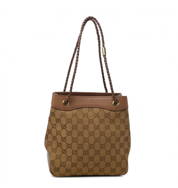 Gucci GG Tan Braided Bag