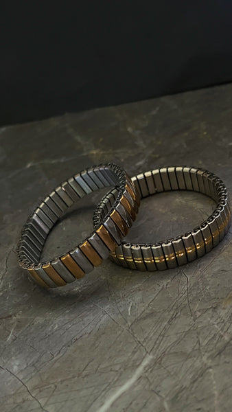 Stell Stretchy Mixed Metal Bracelet