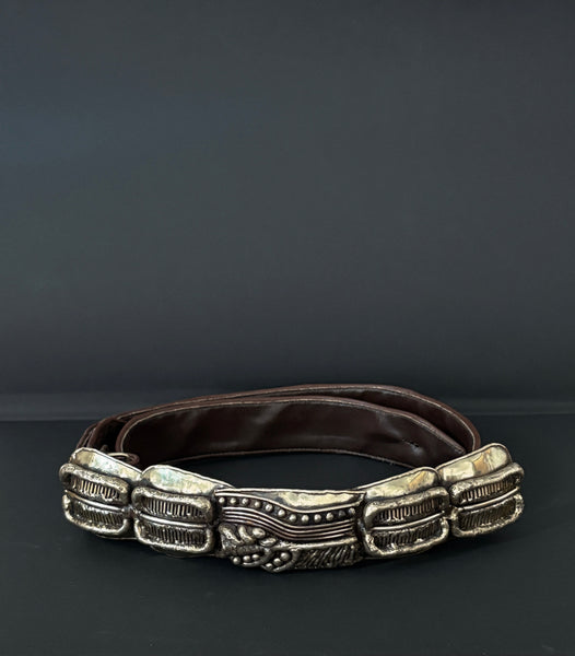 Vintage Silver Tone Belt