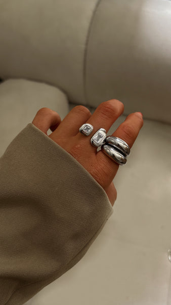 Lottie Stone Adjustable Ring