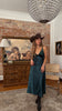 Green Print Lace Vintage Slip