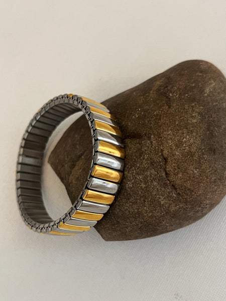 Stell Stretchy Mixed Metal Bracelet