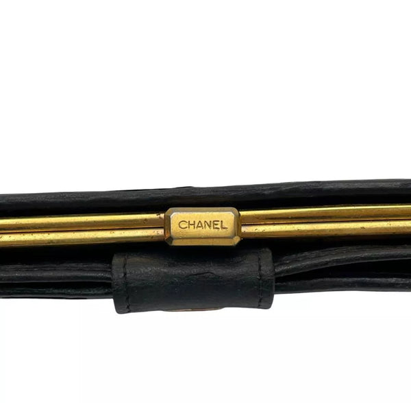 Chanel Lamb Skin Clutch/ Wallet