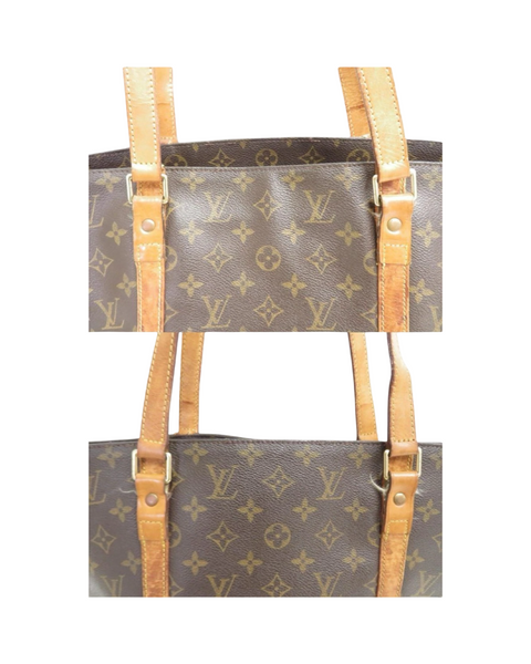 Vintage Louis Vuitton Monogram Leather Tote Bag