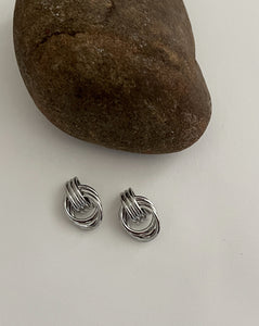 Miss Knot Vintage Earrings - Sterling Silver