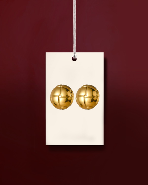 Bev Earrings 24k Gold