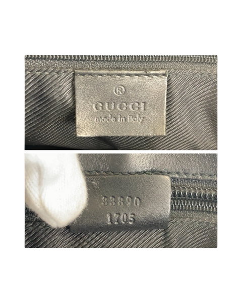 Vintage Gucci GG Canvas Tote Bag – Black