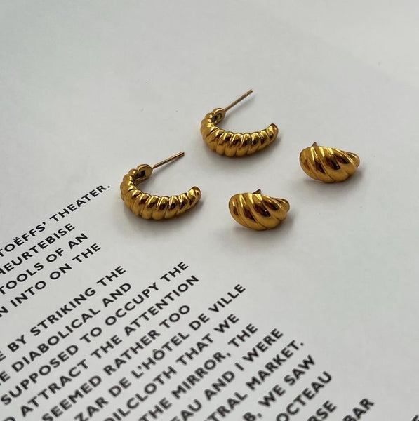 Louie Earrings- 24K GOLD