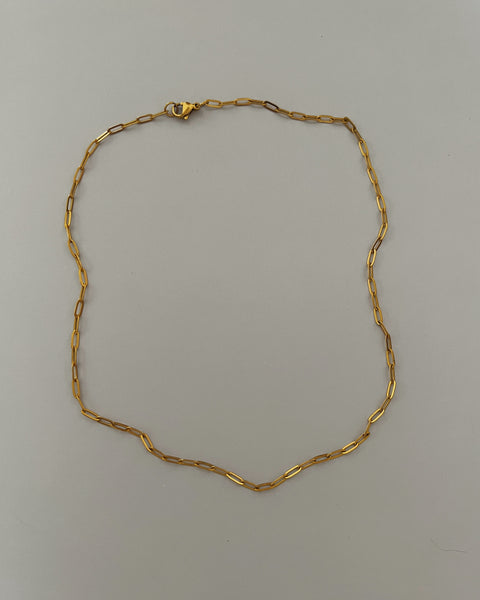 Sammy Stacing Chain -24K Gold