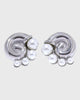 Just Pearly Vintage Gold Earrings - Sterling Silver