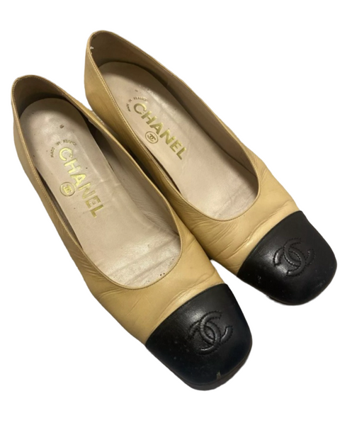 Chanel shoes in women size 37 Two Tone