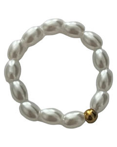 Delilah Pearl Adjustable Ring - 24K