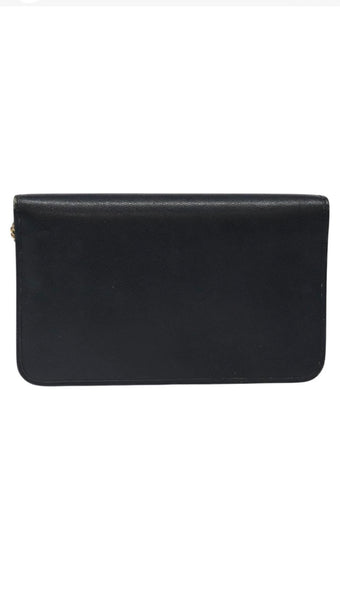 Vintage Christian Dior Shoulder Bag — Navy & Gold