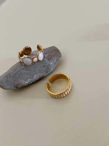 Lillian Adjustable Ring 24K Gold