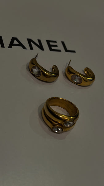 Georgie Earrings (24k Gold)