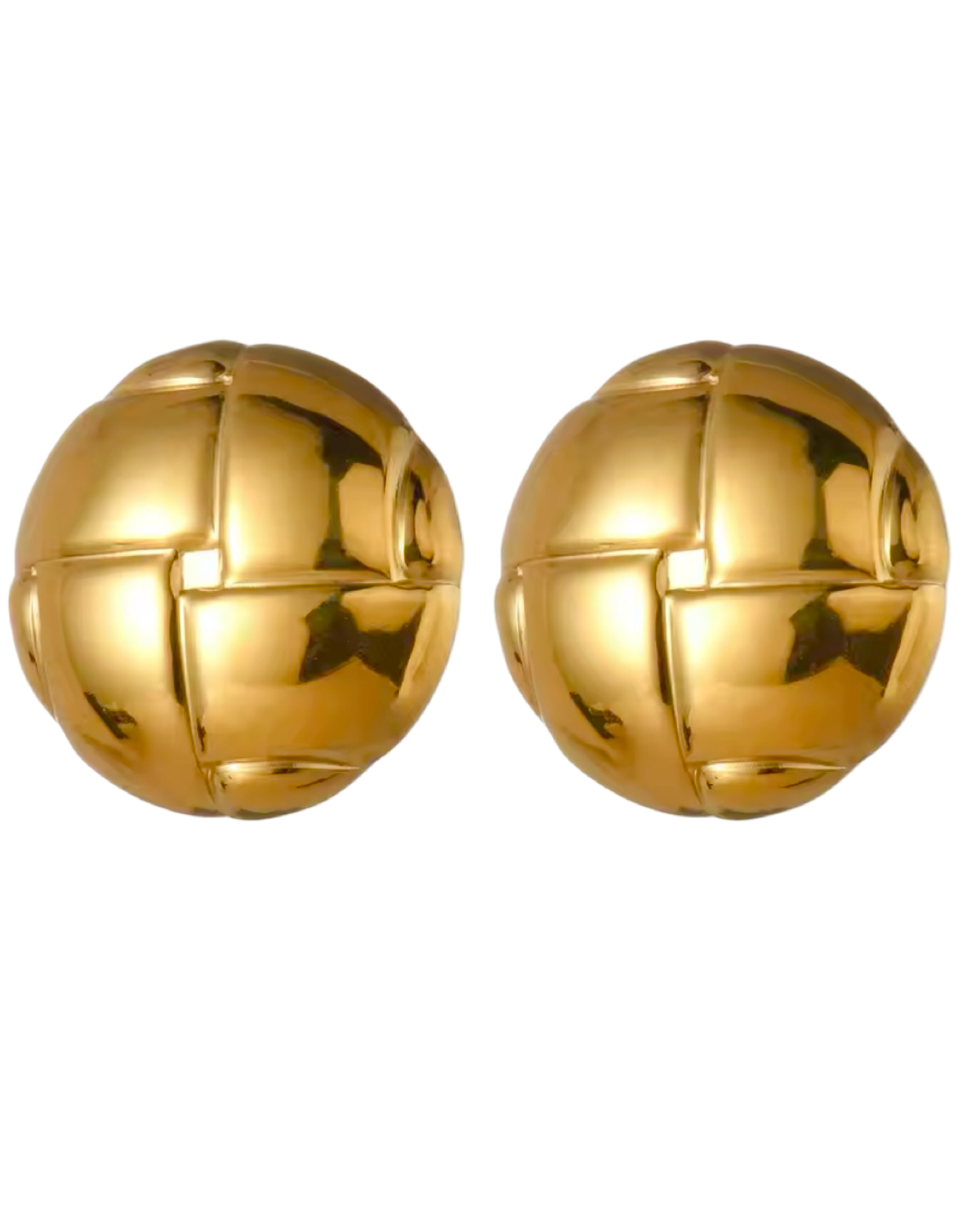 Bev Earrings 24k Gold